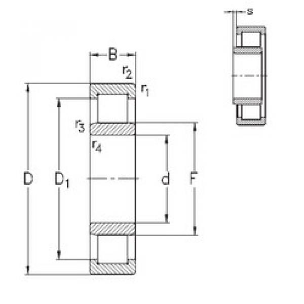 Подшипник NU1080-M6E-MA6 NKE #1 image