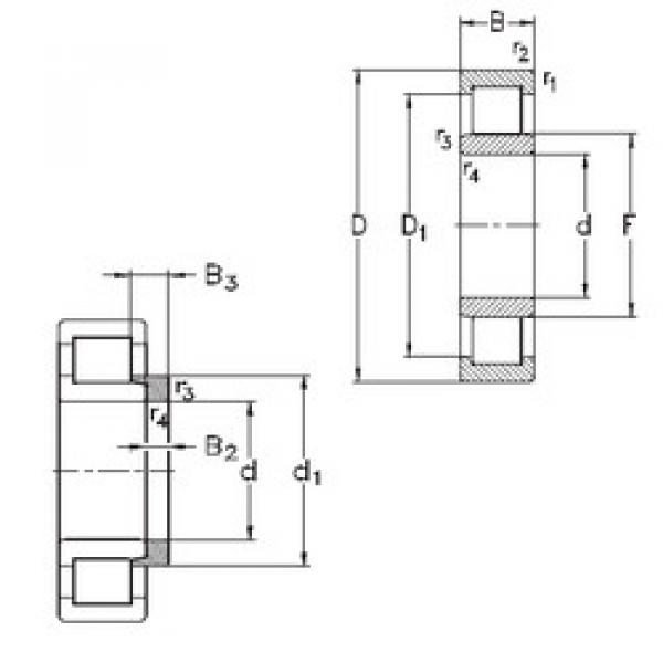 Подшипник NU1060-MA6+HJ1060 NKE #1 image