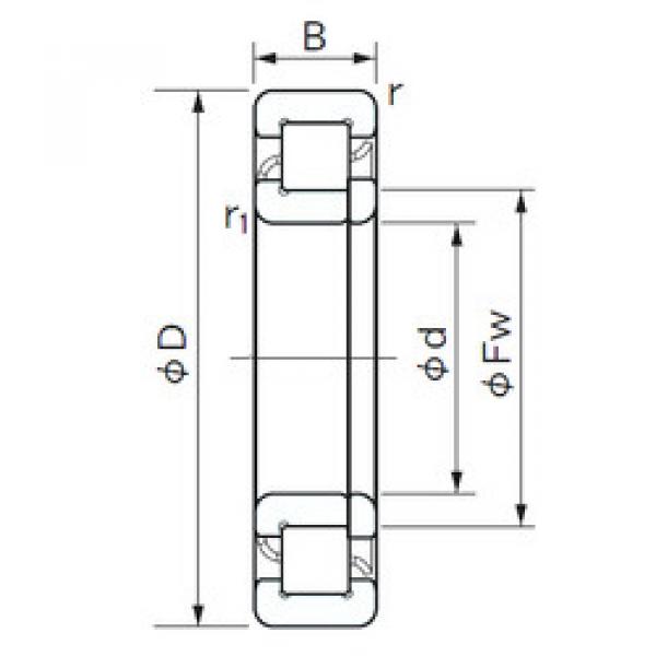 Подшипник NUP 2226 NACHI #1 image