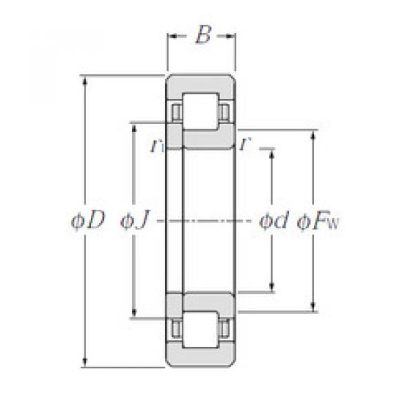 Подшипник NUP217E NTN #1 image