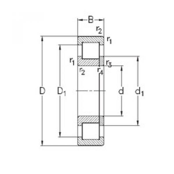 Подшипник NUP212-E-TVP3 NKE #1 image