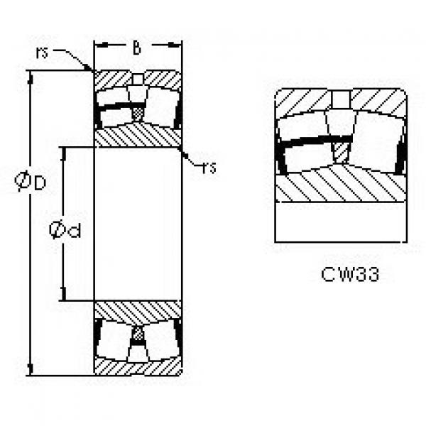 Подшипник 24134CAW33 AST #1 image