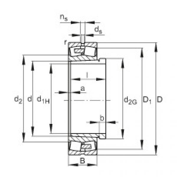 Подшипник 24072-E1A-K30-MB1 + AH24072-H FAG #1 image