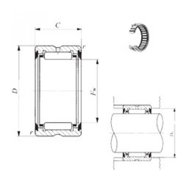 Подшипник BR 405228 UU IKO #1 image