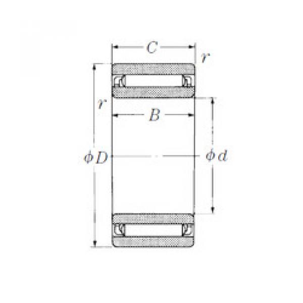 Подшипник NAF203716 NSK #1 image