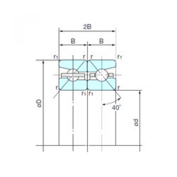 Подшипник 75TBH10DB NACHI #1 image