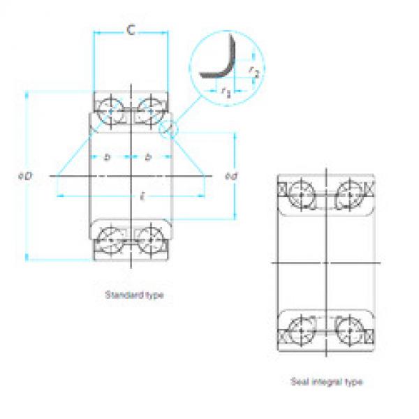 Подшипник DAC427640-2RSCS55 KOYO #1 image