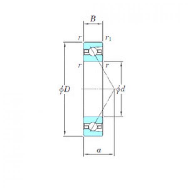 Подшипник 3NCHAR910 KOYO #1 image