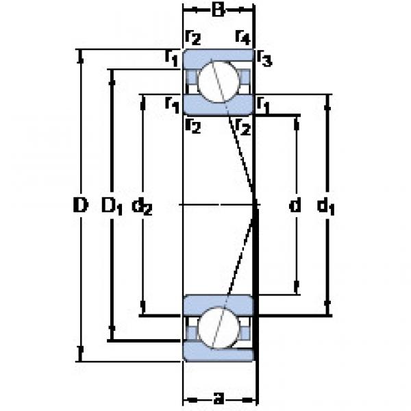 Подшипник 7000 CD/P4A SKF #1 image