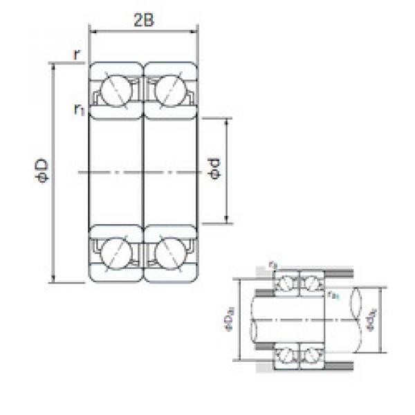 Подшипник 7020CDF NACHI #1 image