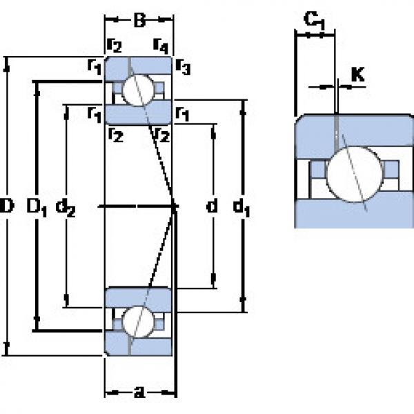 Подшипник 7007 CE/HCP4AH1 SKF #1 image