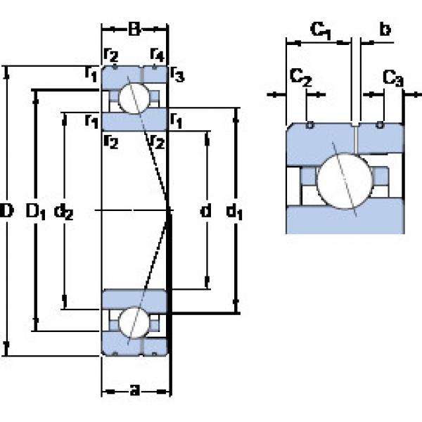 Подшипник 7024 CE/HCP4AL SKF #1 image