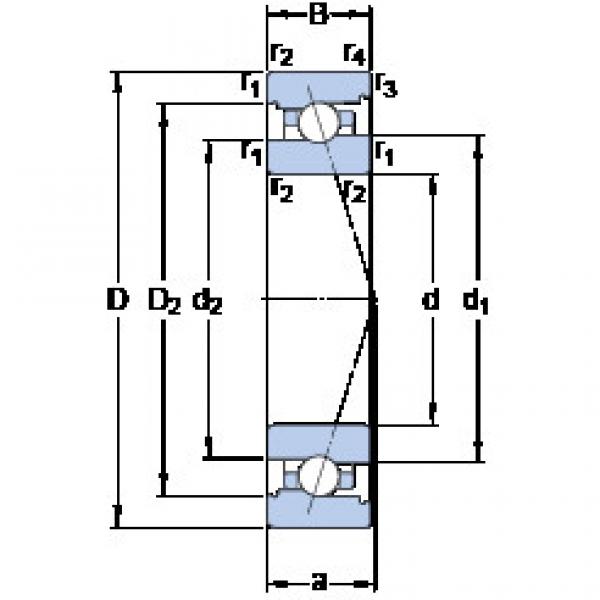 Подшипник 71910 ACB/HCP4A SKF #1 image