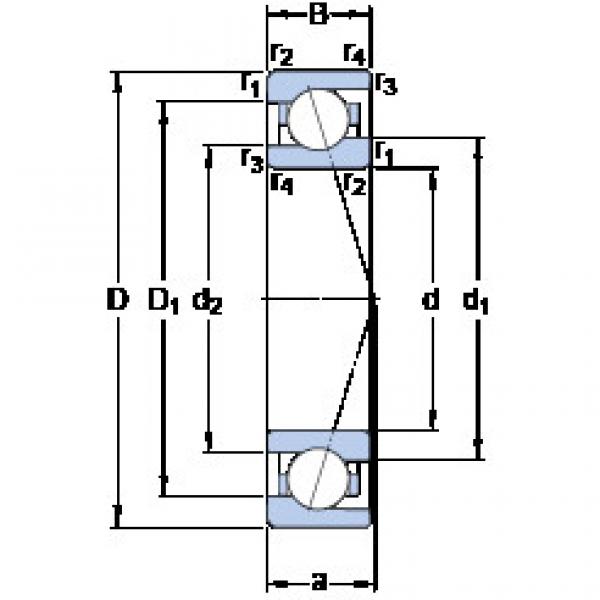 Подшипник 71907 CE/HCP4A SKF #1 image