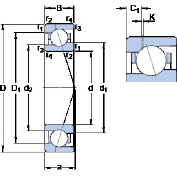 Подшипник 71909 ACE/HCP4AH1 SKF #1 image