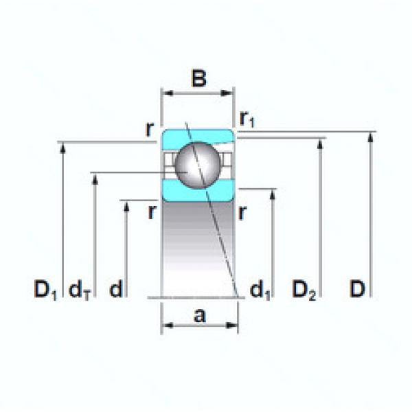 Подшипник 7908CTRSU NSK #1 image