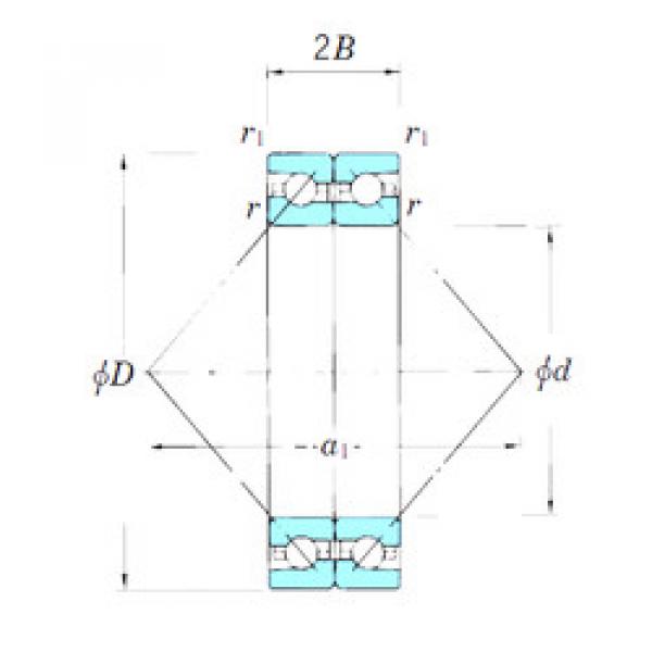 Подшипник ACT021BDB KOYO #1 image