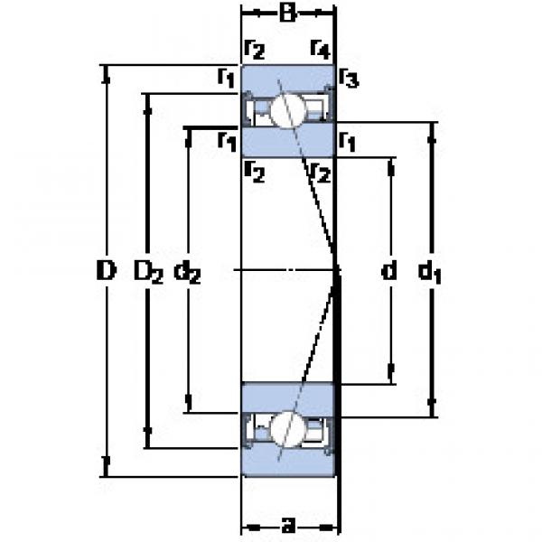 Подшипник S7006 FW/HC SKF #1 image