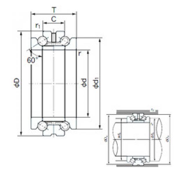 Подшипник 67TAD20 NACHI #1 image