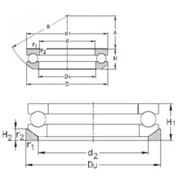 Подшипник 53200+U200 NKE #1 image