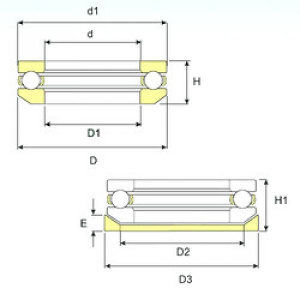 Подшипник 53212 U 212 ISB #1 image