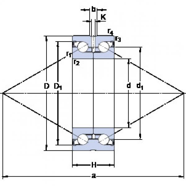 Подшипник BEAS 008032-2RZ SKF #1 image