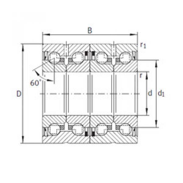 Подшипник ZKLN3572-2RS-2AP INA #1 image