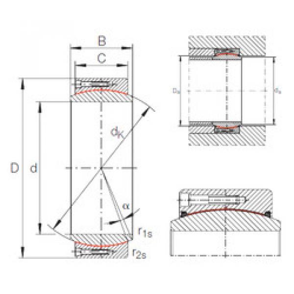 Подшипник GE 900 DW INA #1 image