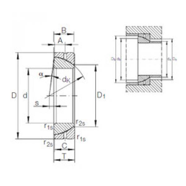 Подшипник GE 180 SX INA #1 image