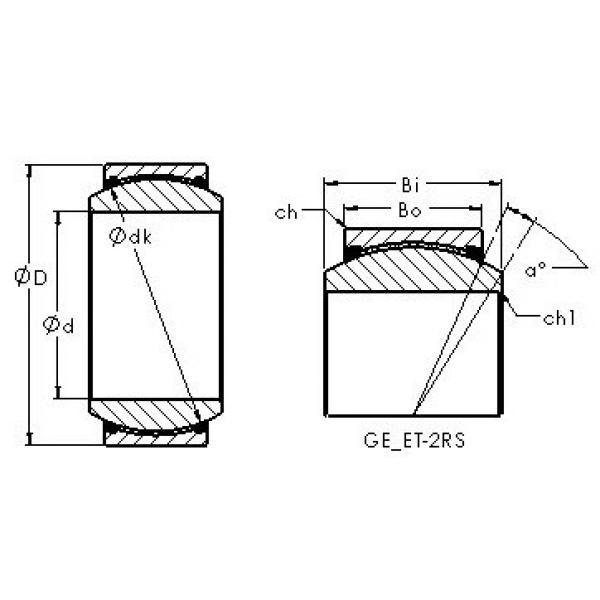 Подшипник GE25ET-2RS AST #1 image