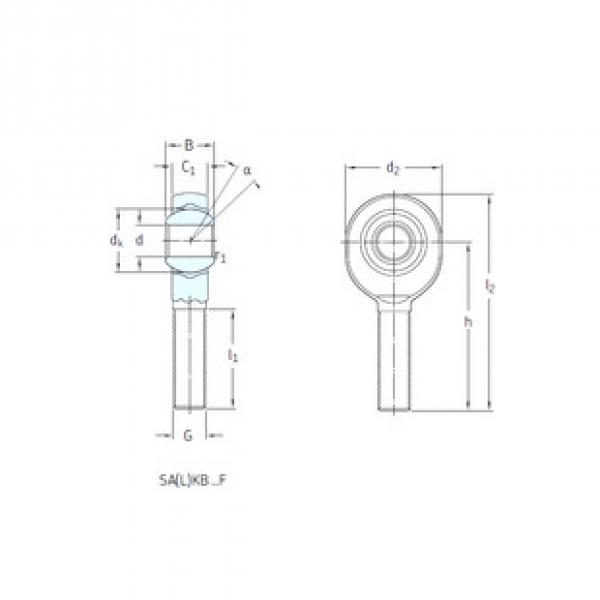 Подшипник SAKB12F SKF #1 image