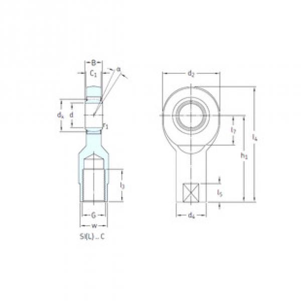 Подшипник SIL25C SKF #1 image