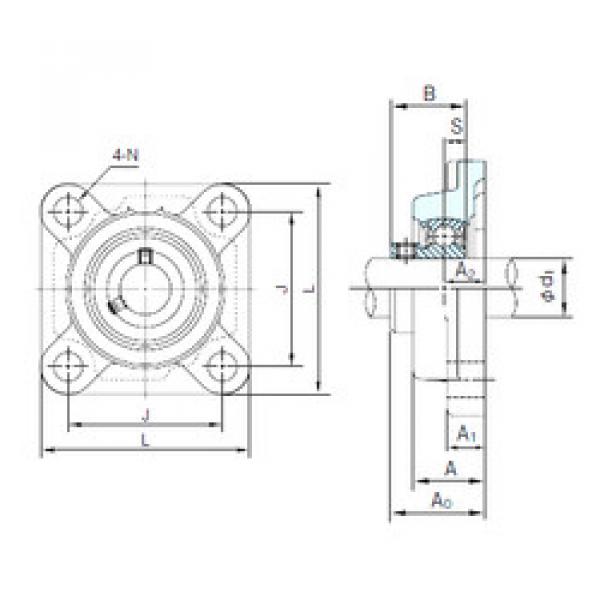 Подшипник BF205 NACHI #1 image