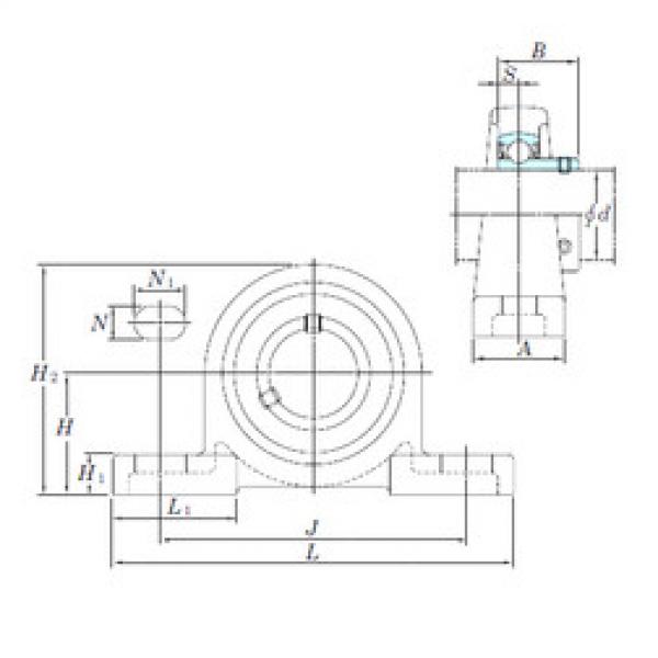 Подшипник BLP206-18 KOYO #1 image