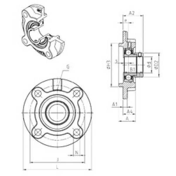 Подшипник ESFC204 SNR #1 image