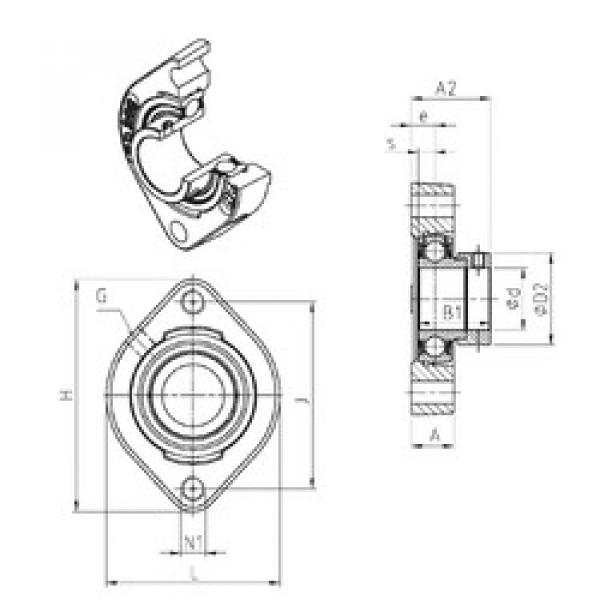 Подшипник ESFD202M100 SNR #1 image