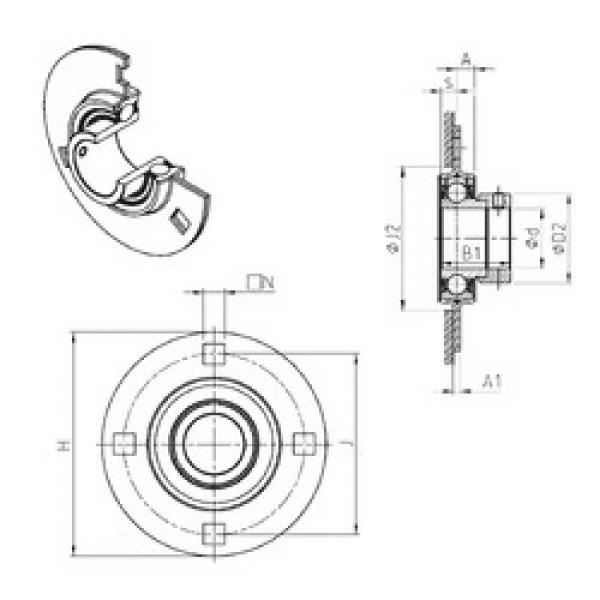 Подшипник ESPF208 SNR #1 image