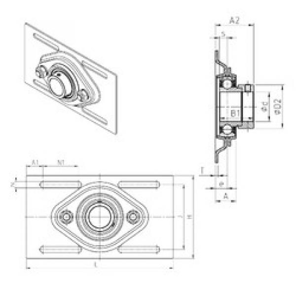 Подшипник ESPFE205 SNR #1 image