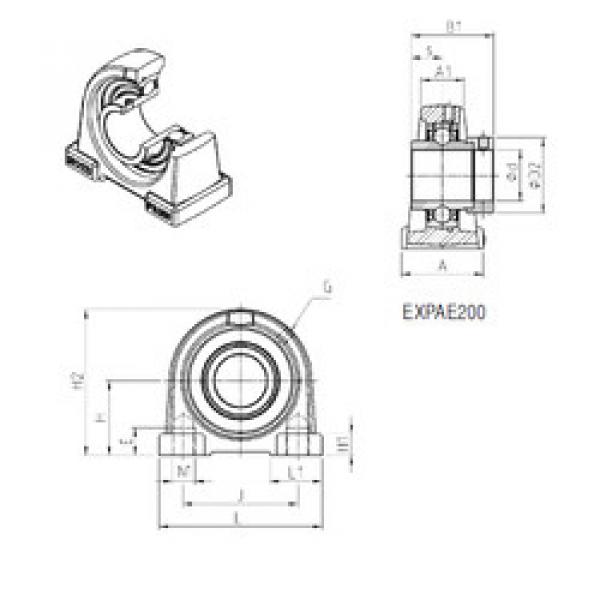 Подшипник EXPAE207 SNR #1 image