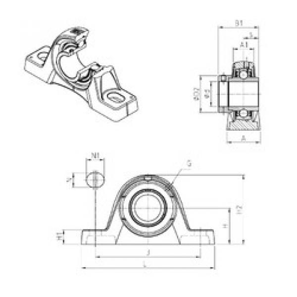 Подшипник EXPLE204 SNR #1 image