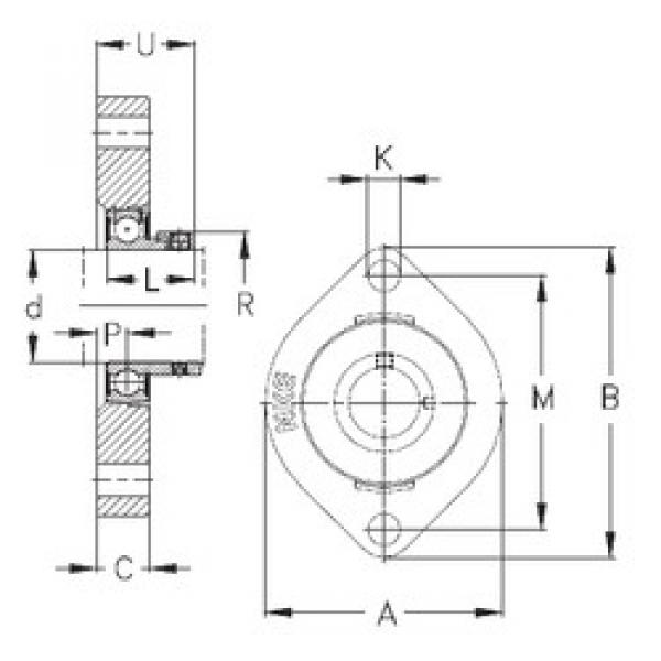 Подшипник FLCTE25 NKE #1 image