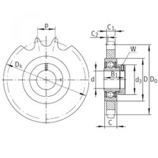 Подшипник KSR20-B0-16-10-10-15 INA #1 image