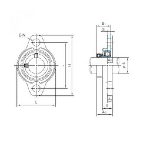 Подшипник UFL003 NACHI #1 image