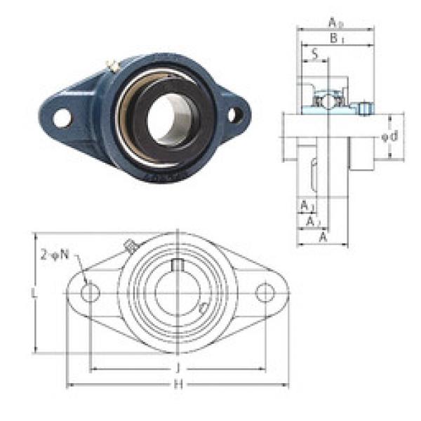 Подшипник NANFL210-30 FYH #1 image