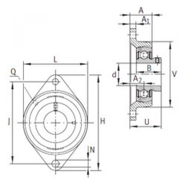 Подшипник PCJTY25-N INA #1 image