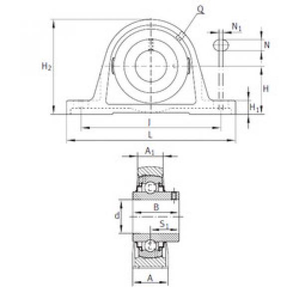 Подшипник RAKY1-1/4 INA #1 image