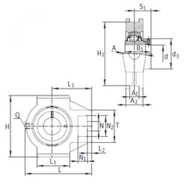 Подшипник RTUE25 INA #1 image