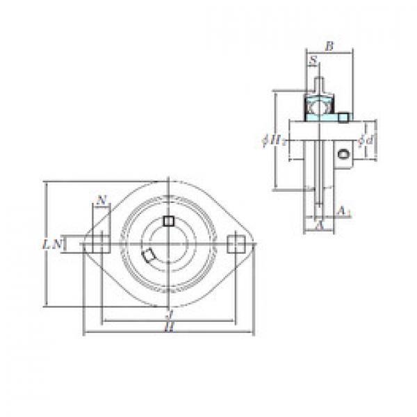 Подшипник SBPFL205-14 KOYO #1 image