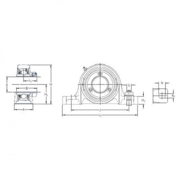 Подшипник SY 1.1/2 PF/AH SKF #1 image