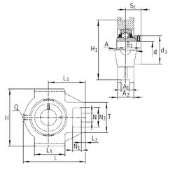 Подшипник TTUE75 INA #1 image